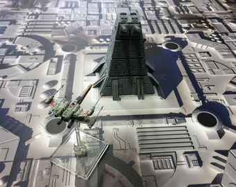 XX-10 Turbo Laserturm Geschützturm - X-Wing 2.0 Xwing kompatibel - 3D gedruckt