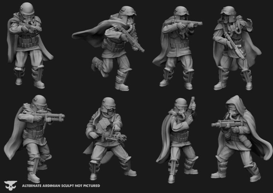 Grunge Troopers (8) - SKULLFORGE | Legion Compatible Grunge Troopers (8) - SKULLFORGE | Legion Compatible