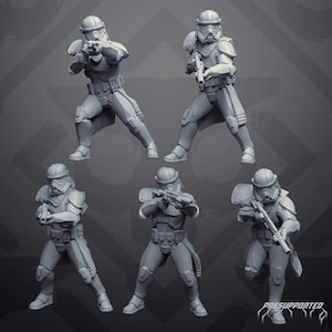 Exterminator Troopers Phase 2 (5) - SKULLFORGE | Compatible Legion - Imprimé en 3D