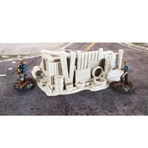 Post apocalyptic hasty barricade