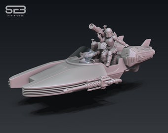 Mercenary speeder - Anvilrage Studios | Legion compatible - 3D printed