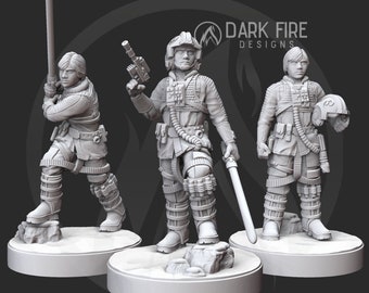 Pilot Luke - DUNKLES FEUER | Legion kompatibel - 3D gedruckt