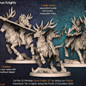 Stag Riders | Wood elves | Artisan Guild | Dungeons and Dragons | D&D | Pathfinder |  | AOS