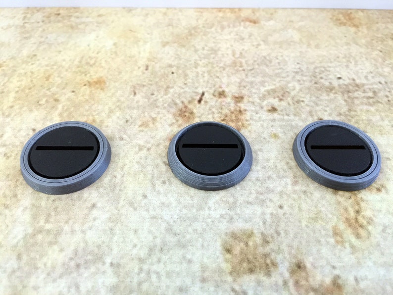 Adattatore Per Sigmar Fai Da Te Adattatore Base Da 25mm Quadrato A 32mm Rotondo - Per Miniatura Warhammer Age Of Sigmar Space Invaders - Foto 2