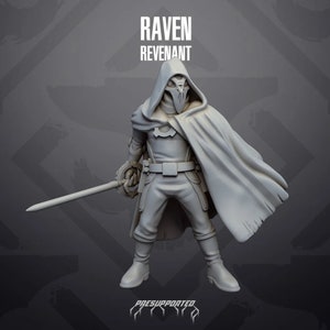 Warlock Raven Revenant - SKULLFORGE | Legion compatible Imperial Assault 3D printed