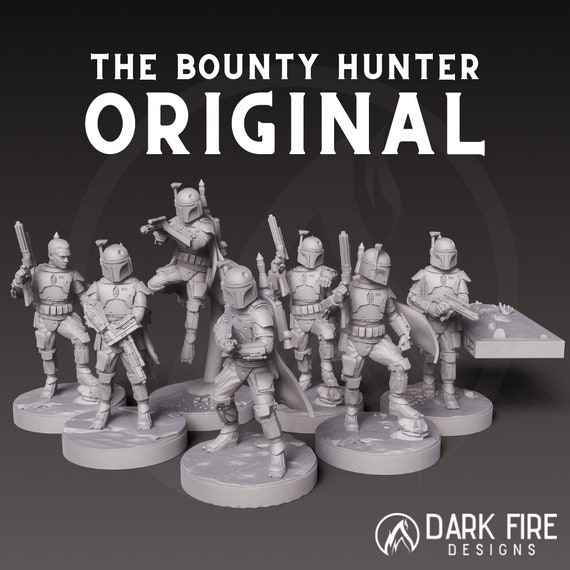The Bounty Hunter Original - DARK FIRE | Legion compatible - 3D printed