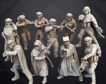 Partisan troopers Set 1 (10) - SKULLFORGE | Legion compatible - 3D printed