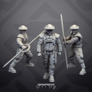 Warlock Hunter Juro - SKULLFORGE | Legion compatible - 3D printed