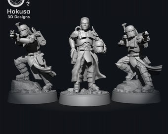 Desert Gear One Eyed Commander | Kompatybilny z Legionem - wydruk 3D - HOKUSA 3D Designs