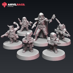 Guerilla bear Defectors - Anvilrage Studios | Legion compatible - 3D printed