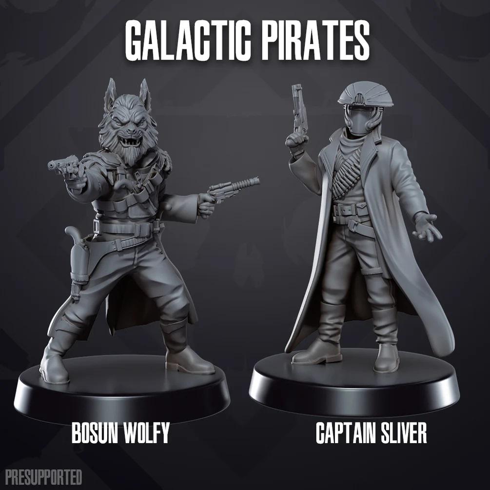Galactic Pirate Captains - SKULLFORGE | Legion Compatible - 3D
