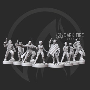Scoundrel Crew - DARK FIRE | Legion compatible - 3D printed