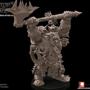 Savage Orc Warboss (3 to choose) - &quot;Avatars of War&quot; | D&D | Pathfinder |  | AoS | Fantasy | 3D printed