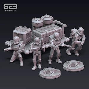 MODULAR KIT Clone Engineers - Anvilrage Studios | Legion compatible - 3D printed