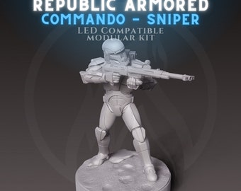 Republic Armored Commandos Specialists - DARK FIRE | Legion compatible - 3D printed