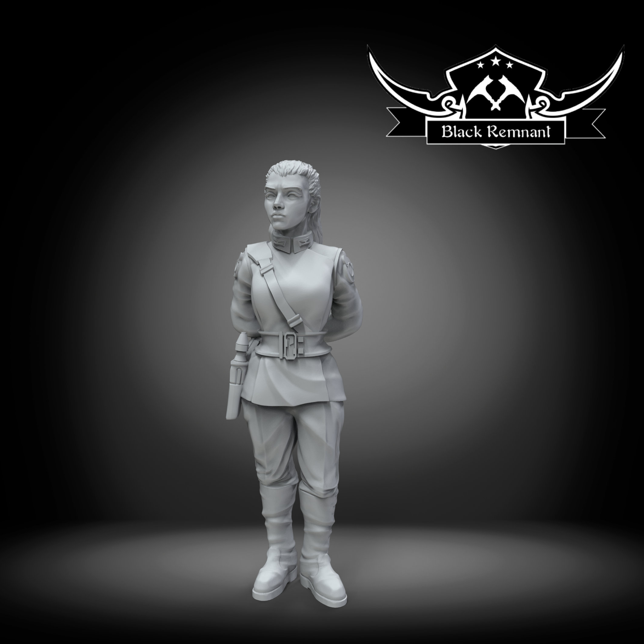 Almirante Ar'alani - BLACK REMNANT | Compatível com Legion - Impresso em 3D