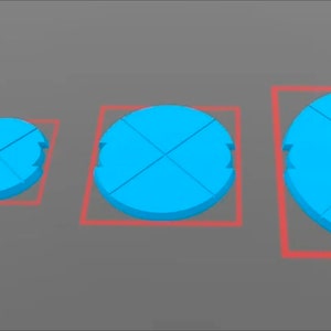 SW Legion compatible bases 3D printed image 1