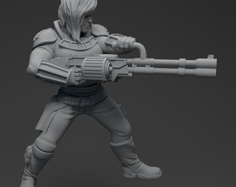 Veteran Mercenary - SKULLFORGE | Legion compatible Imperial Assault - 3D printed