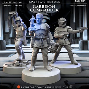 Garrison Commander - DARK FIRE | Legion-kompatibel - 3D-utskriven