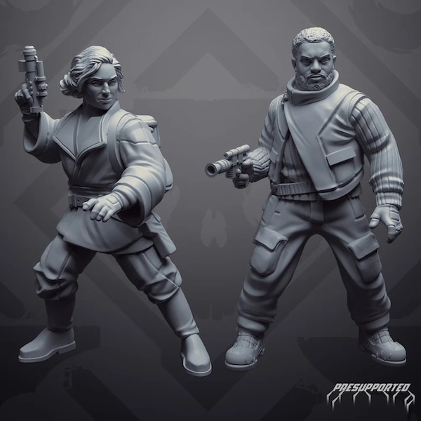 Insurgent Transport Agents - SKULLFORGE | Legion compatible Imperial Assault 3D printed