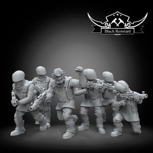 Republic judicials (6) - BLACK REMNANT | Legion compatible - 3D printed