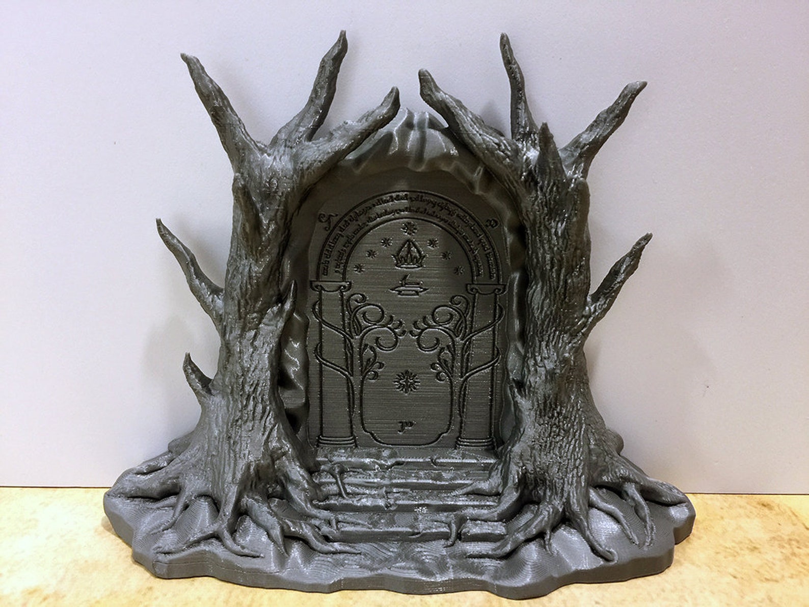 Doors of Durin Moria 3d printed Fantasy Terrain Etsy