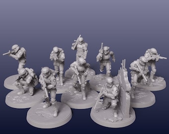 Drop Troopers - DARK FIRE | 3D printed
