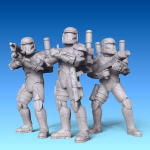 Six-Two Commando - DARK FIRE | Legion compatible - 3D printed