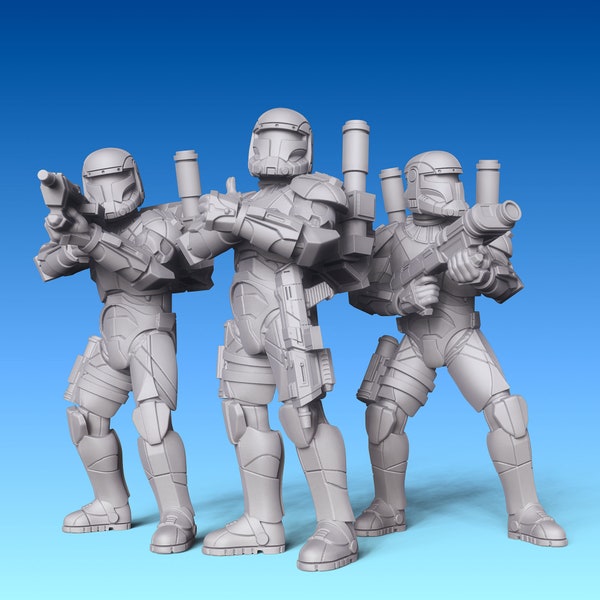 Six-Two Commando - DARK FIRE | Legion compatible - 3D printed