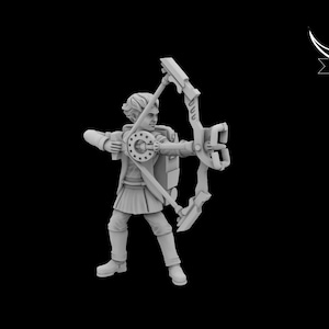 Omega with bow - BLACK REMNANT | Legion compatible - 3D printed
