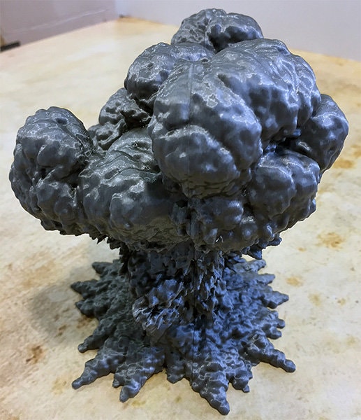 Exploding Face Stl Blast / Explosion - 3D Printed - Etsy
