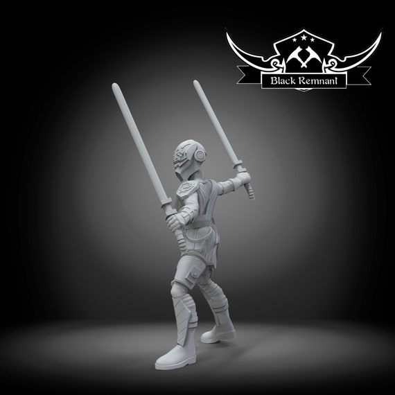Asajj Ventress Bounty Hunter - BLACK REMNANT | Legion Compatible
