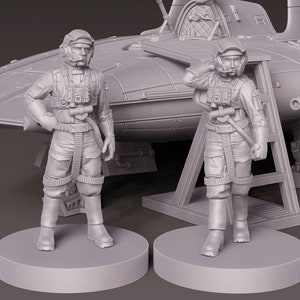 Alliance Fighter Pilot - DARK FIRE | Legion compatible - 3D printed
