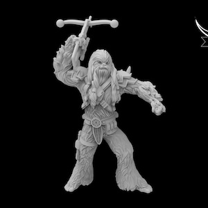 Black Krrsantan bounty hunter - BLACK REMNANT | Legion compatible - 3D printed