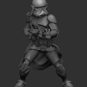 Galactic Marine Commander - DARK FIRE | Legion compatible - 3D printed