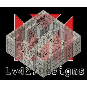 Small room - meeting room alternative | Legion | Imperial Assault | Space Hulk | Corridors | Alien | Predator | Star Wars | 3d printed