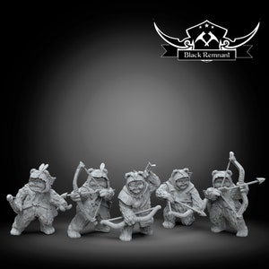 Bear warriors BLACK REMNANT Legion compatible 3D printed 5 SHOOTING