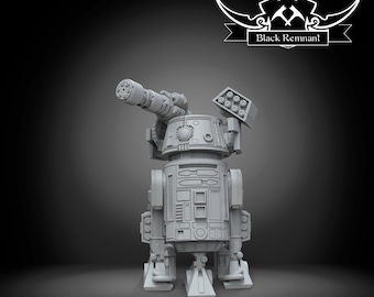 BT-1 droid - BLACK REMNANT | Legion compatible - 3D printed