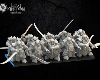 Elite Guard Chaos Dwarves Maghmorin | D&D | Pathfinder | AoS | Old World | 3d printed