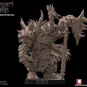 Ork Warboss (2 zur Auswahl) - "Avatare des Kriegs" | D&D | Pfadfinder | AoS | Fantasie | 3D gedruckt