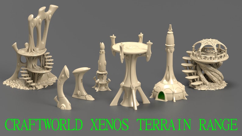 de lhabitat Craftworld Xenos imprimées en 3D Etsy