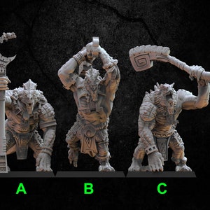 Kroxigor proxy - Cipactli Warriors | D&D | Pathfinder | 3d printed