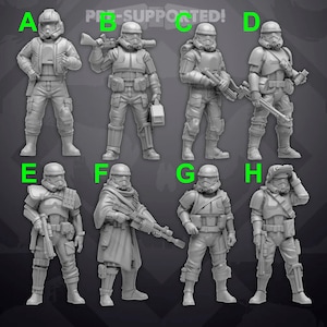 レムナント・トルーパーズセット1 - SKULLFORGE | Legion対応 - 3Dプリント