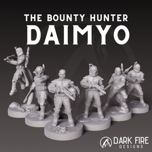 The Bounty Hunter Daimyo - DARK FIRE | Legion compatible - 3D printed