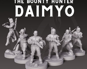 The Bounty Hunter Daimyo - DARK FIRE | Legion compatible - 3D printed