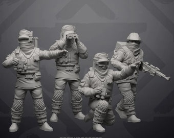 Insurgent Snow Spotters - SKULLFORGE | Legion compatible Imperial Assault 3D printed