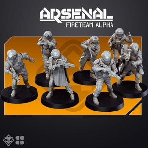 Arsenal: Fireteam Alpha (7) - SKULLFORGE | 3D printed