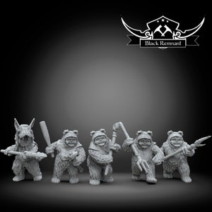 Bear warriors BLACK REMNANT Legion compatible 3D printed 5 COMBAT