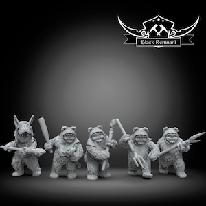 Bear warriors - BLACK REMNANT | Legion compatible - 3D printed