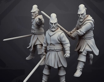 Tallbrow Wizard Warrior - SKULLFORGE | "Legion & Shatterpoint compatible" - 3D printed